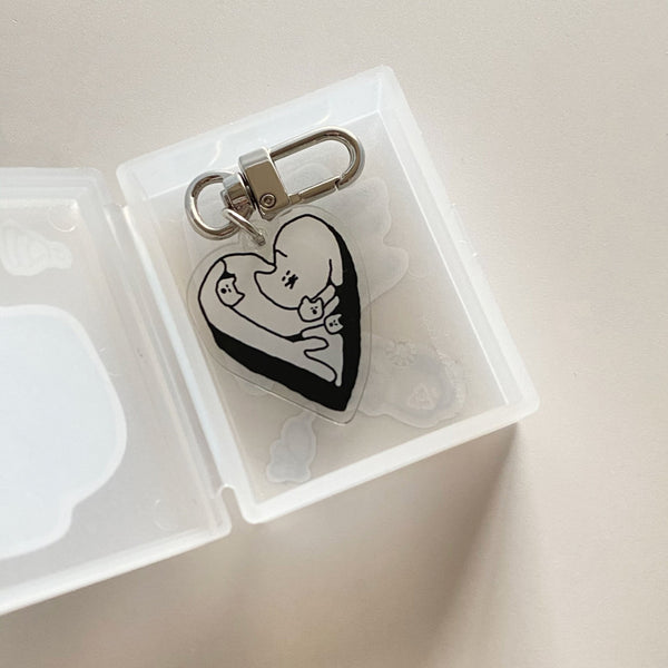 [SUSSTORE] Love Box Meaoong Keyring  