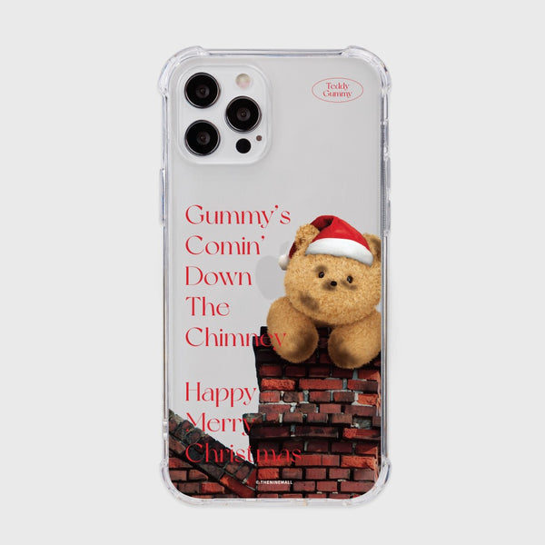 [THENINEMALL] 굴뚝 산타구미 Clear Phone Case (3 types)