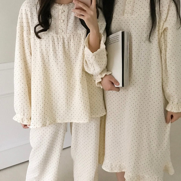 [Juuneedu] Dot Cotton Pyjamas