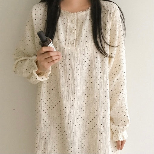 [Juuneedu] Dot Cotton Pyjamas