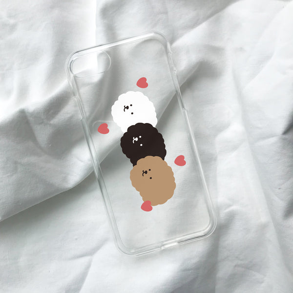 [DEEPING CASE] Puppy - Big Face Jelly Case