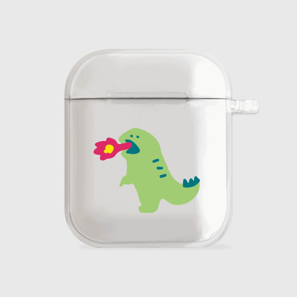 [THENINEMALL] 랩터공룡 AirPods Clear Case