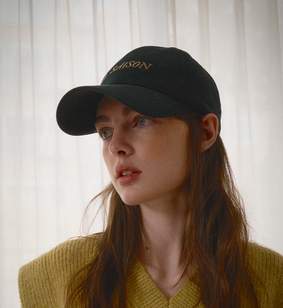 [HOTEL PARIS CHILL] La Saison Baseball Cap (Black Leaf)