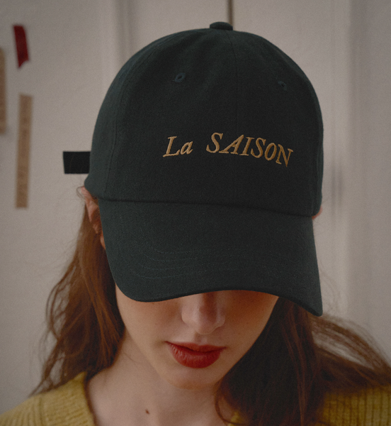 [HOTEL PARIS CHILL] La Saison Baseball Cap (Black Leaf)
