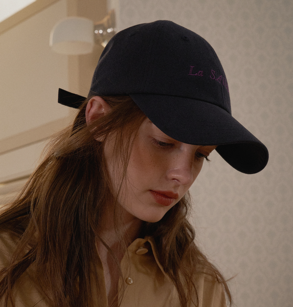 [HOTEL PARIS CHILL] La Saison Baseball Cap (Indigo)