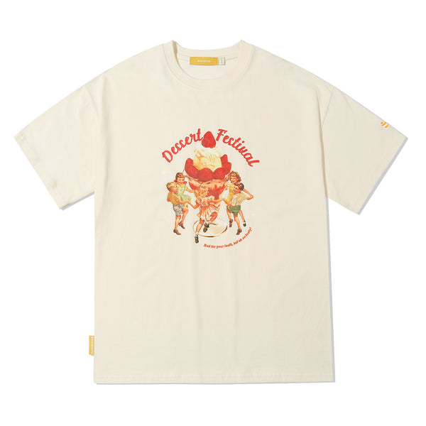 [Main Booth] Sweet Festival T-shirt (Cream)