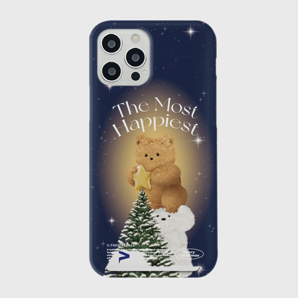 [THENINEMALL] The Most Happiest Hard Phone Case (3 types)