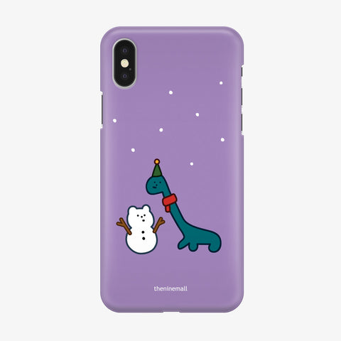 [THENINEMALL] 윈터공룡 Hard Phone Case