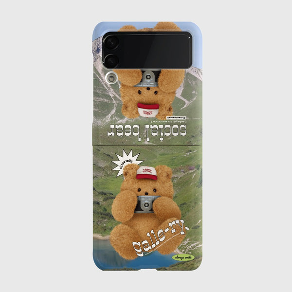 [THENINEMALL] 포토 테디 갤러리 Hard Phone Case (3 types)