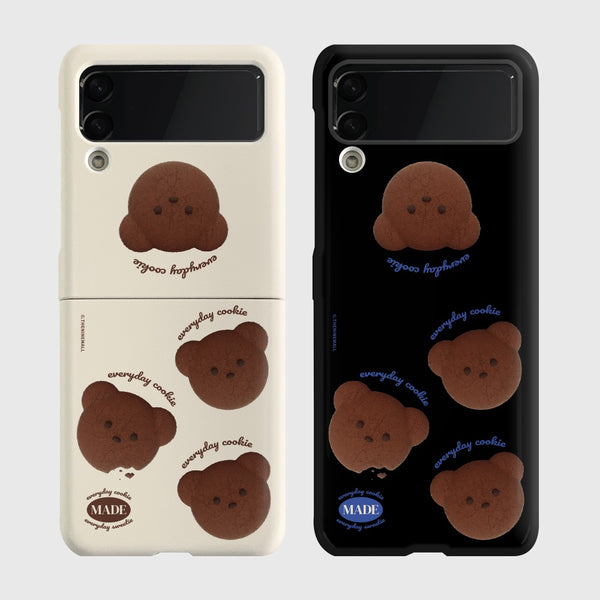 [THENINEMALL] 패턴 테디 쿠키 Hard Phone Case (3 types)