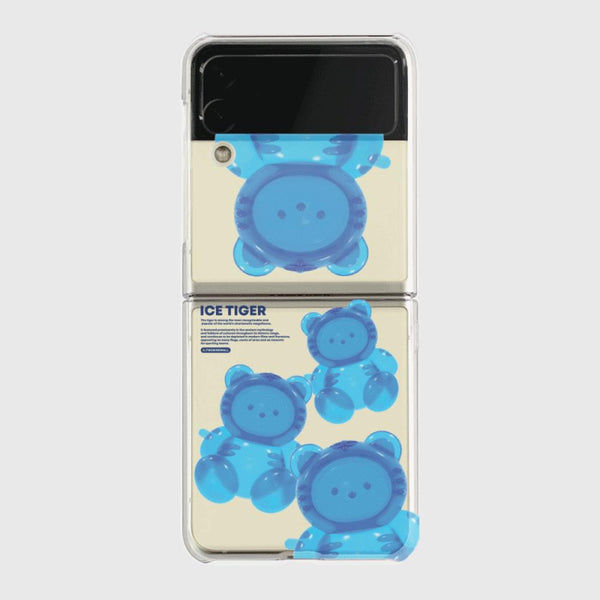 [THENINEMALL] 젤리 타이거 Clear Phone Case (3 types)