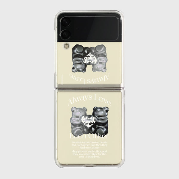 [THENINEMALL] 러브베어 Clear Phone Case (3 types)