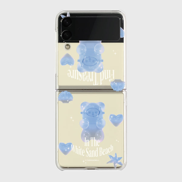 [THENINEMALL] 화이트 샌드 Clear Phone Case (3 types)