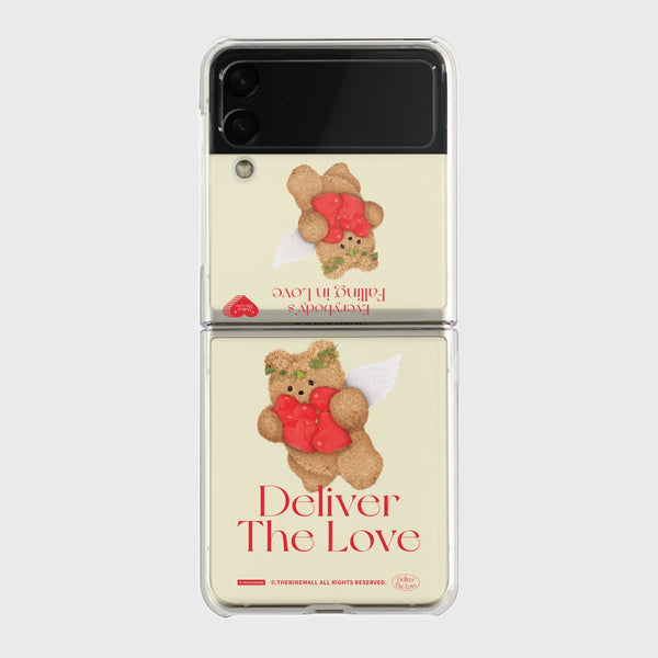 [THENINEMALL] 큐피드 테디 Clear Phone Case (3 types)