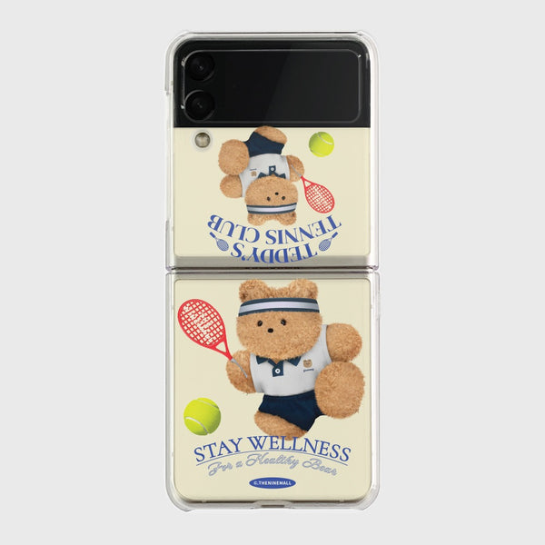 [THENINEMALL] 테디 테니스 클럽 Clear Phone Case (3 types)