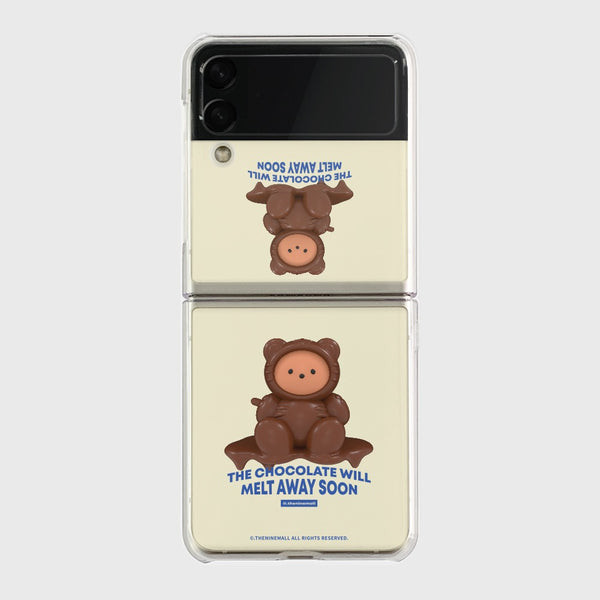 [THENINEMALL] 멜트 초콜릿 구미 Clear Phone Case (3 types)