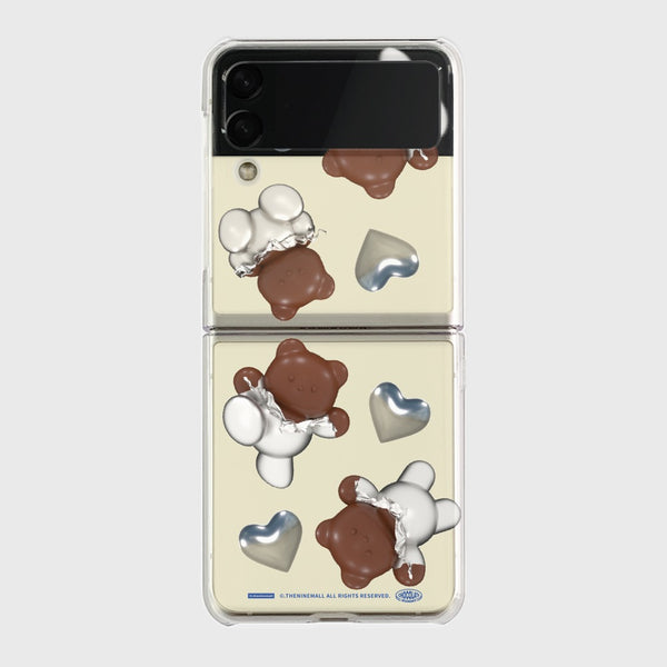 [THENINEMALL] 하트 초콜릿 구미 Clear Phone Case (3 types)