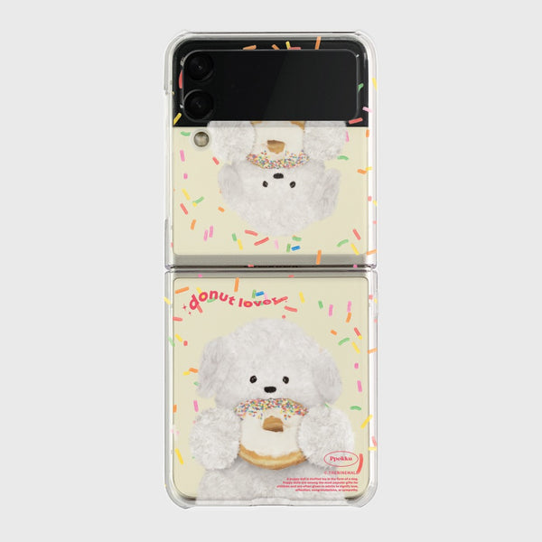 [THENINEMALL] 스프링클 도넛 뽀꾸 Clear Phone Case (3 types)