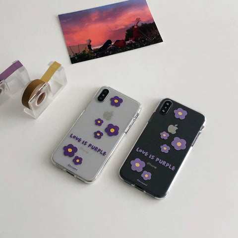 [bora and] Love is Purple Jelly Case