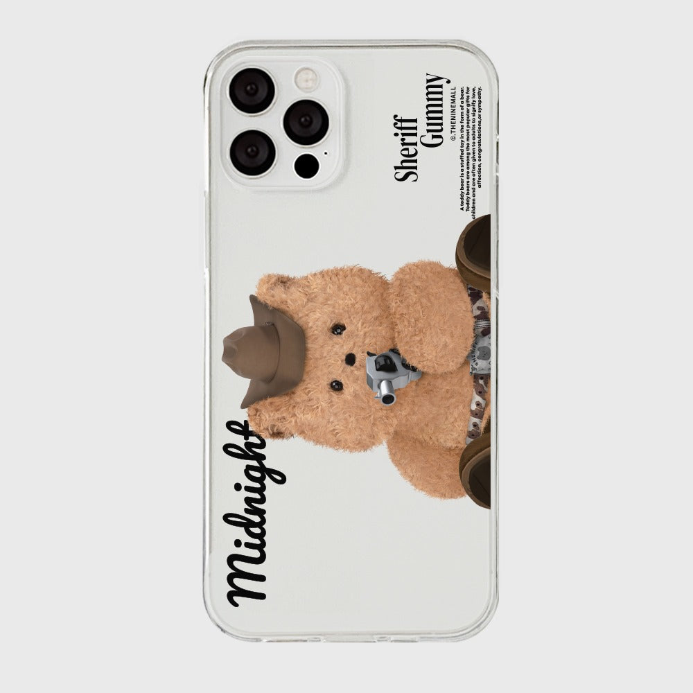 [THENINEMALL] Big Cowboy Clear Phone Case (3 types)