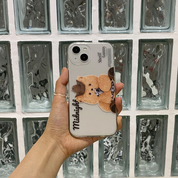 [THENINEMALL] Big Cowboy Clear Phone Case (3 types)