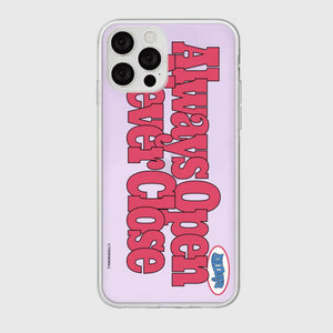 [THENINEMALL] Bold Always Open Mirror Phone Case