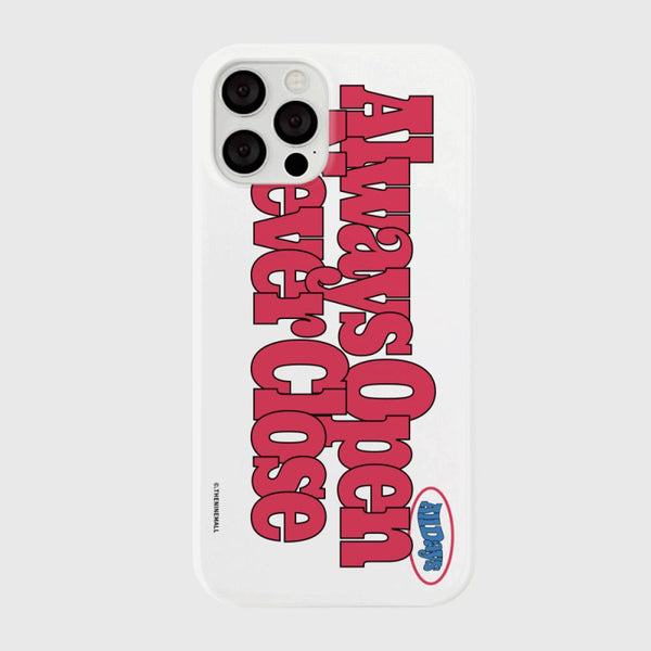 [THENINEMALL] Bold Always Open Hard Phone Case (2 types)