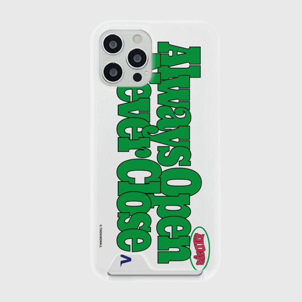 [THENINEMALL] Bold Always Open Hard Phone Case (2 types)