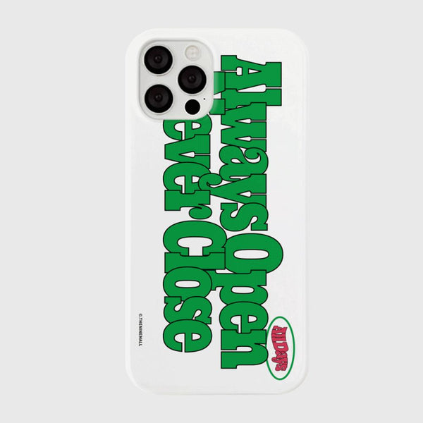 [THENINEMALL] Bold Always Open Hard Phone Case (2 types)