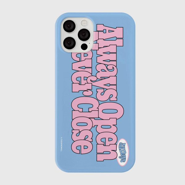 [THENINEMALL] Bold Always Open Hard Phone Case (2 types)