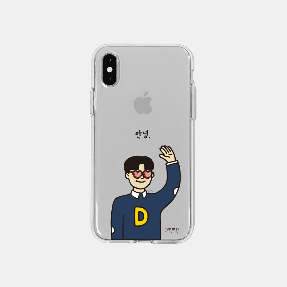 [DEEPING CASE] 안녕 - Boy Jelly Case