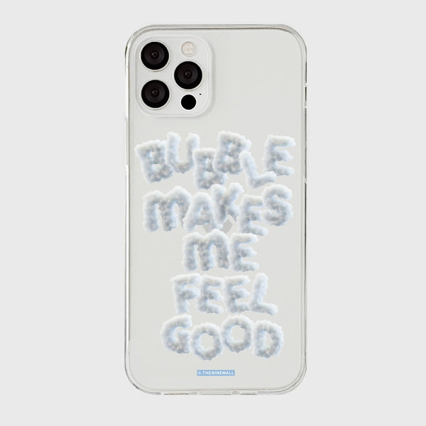 [THENINEMALL] Bubble Makes Me Clear Phone Case (3 types)