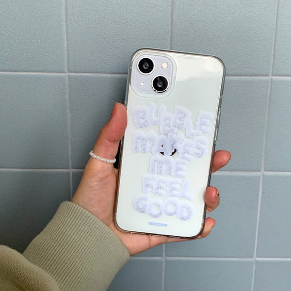 [THENINEMALL] Bubble Makes Me Clear Phone Case (3 types)