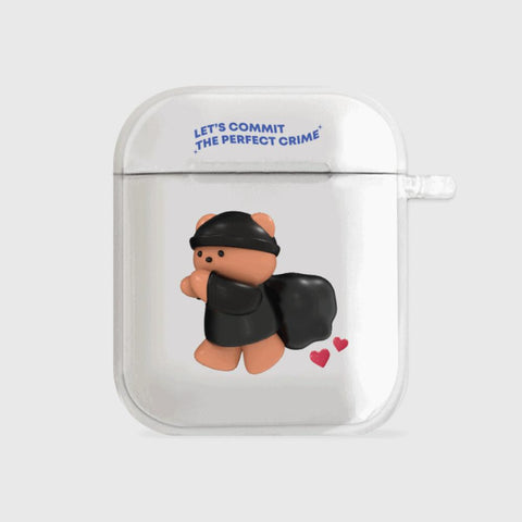 [THENINEMALL] 빅 도둑 구미 AirPods Clear Case