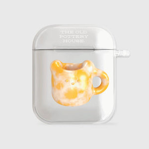 [THENINEMALL] 오렌지 포터리 AirPods Clear Case