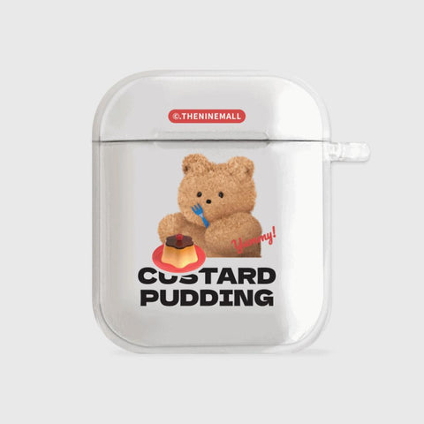 [THENINEMALL] Pudding Gummy AirPods Clear Case