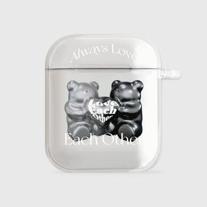 [THENINEMALL] 러브베어 AirPods Clear Case