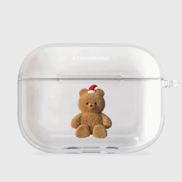 [THENINEMALL] Pattern Holiday Edition Gummy AirPods Clear Case