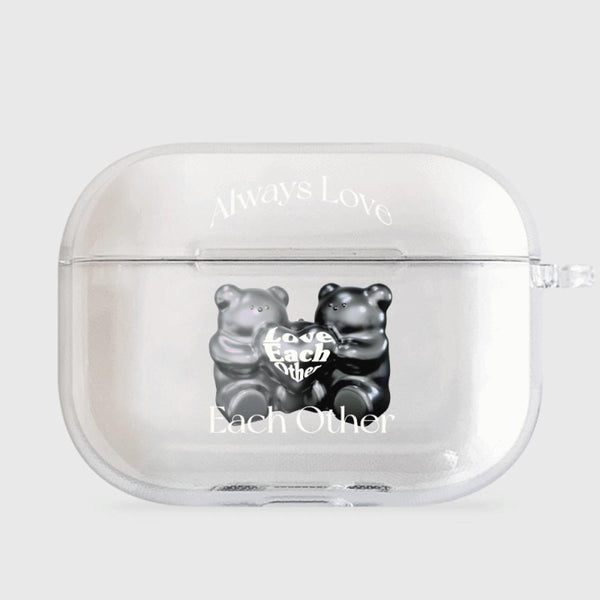 [THENINEMALL] 러브베어 AirPods Clear Case