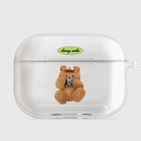 [THENINEMALL] 포토 테디 갤러리 AirPods Clear Case