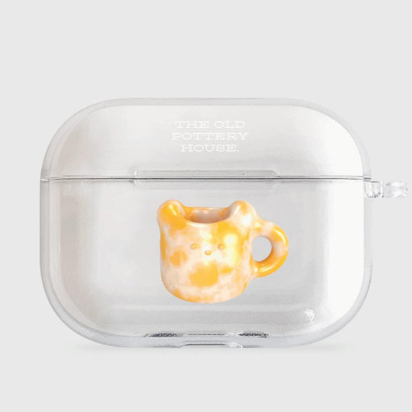 [THENINEMALL] 오렌지 포터리 AirPods Clear Case