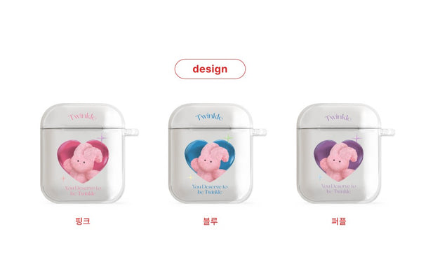 [THENINEMALL] 트윙클 윈디 AirPods Clear Case