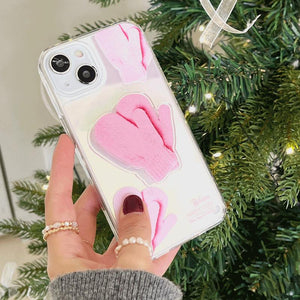 [Mademoment] Cozy Winter Design Glossy Mirror Phone Case