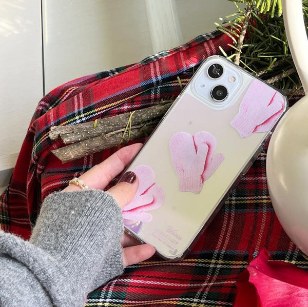 [Mademoment] Cozy Winter Design Glossy Mirror Phone Case