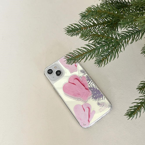 [Mademoment] Cozy Winter Design Glossy Mirror Phone Case