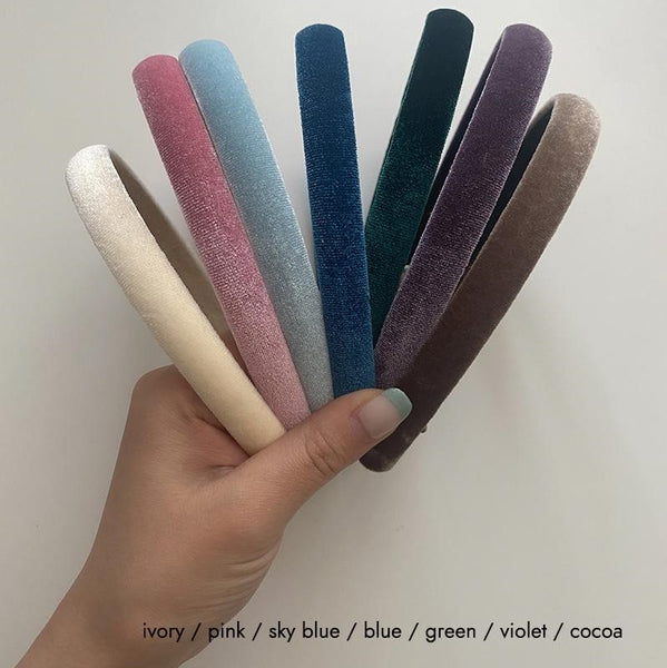 [moat] Daily Velvet Hairband -13 color