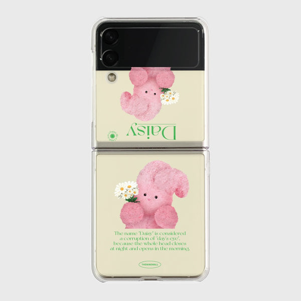 [THENINEMALL] Daisy Windy Clear Phone Case (3 types)