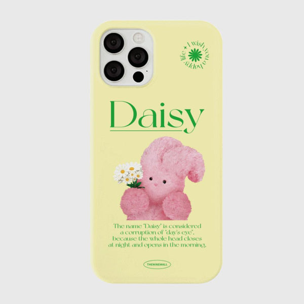 [THENINEMALL] Daisy Windy Hard Phone Case (3 types)