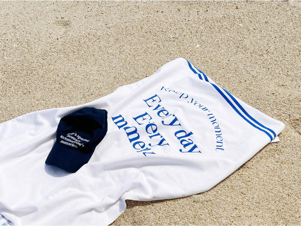 [Mademoment] Daily Blue Beach Towel