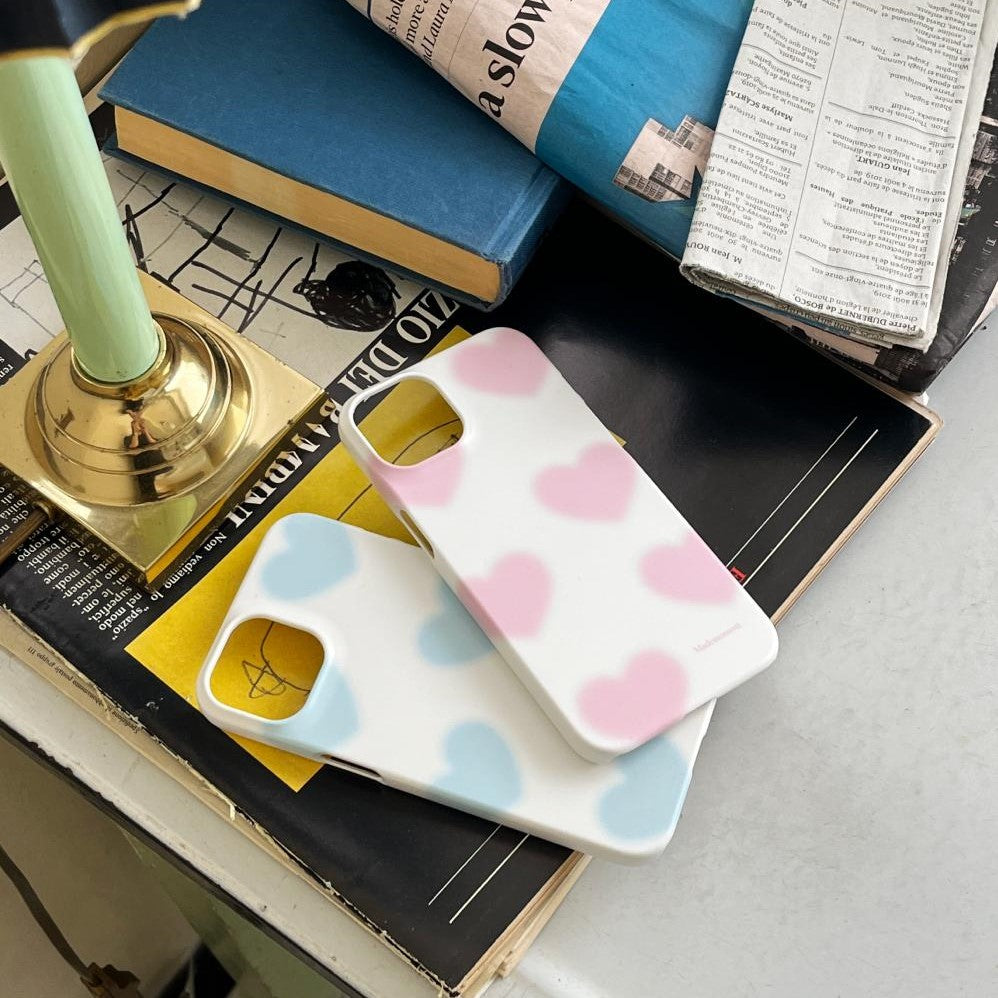 [Mademoment] Heart Gradient Pattern Design Phone Case